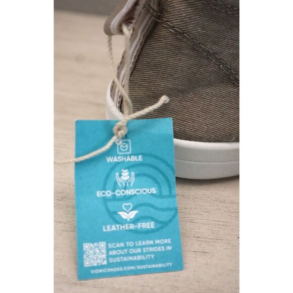 Vionic Beach H7699FE255 Women's Sz 6M Beige Denim Malibu Slip-On Shoes - Picture 4 of 9